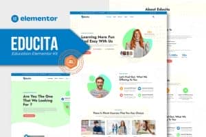 Educita – Education Elementor Template Kit