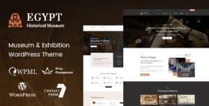 Egypt – Museum & Exhibition WordPress Theme