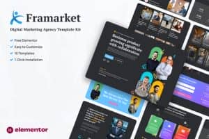 Framarket – Digital Marketing Elementor Template Kit