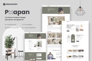 Phapan – Furniture & Interior Design Elementor Template Kit