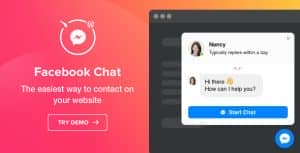 Facebook Chat – Facebook Messenger for WordPress