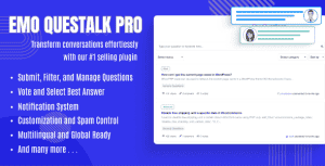 EMO Questalk Pro – Your Ultimate Question & answer Forum WordPress Plugin