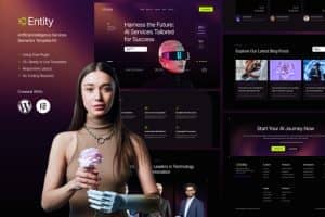 Entity – Artificial Intelligence Services Elementor Template Kit