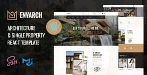 EnvArch – Architecture and Single Property React Template