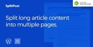 Epic Split Post – Post Content Splitter as Slider / Smart List with Ajax Pagination WordPress Plugin