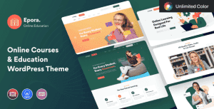 Epora – Online Courses & Education WordPress Theme
