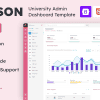 Ericsson – Admin Dashboard Template for University, school & college