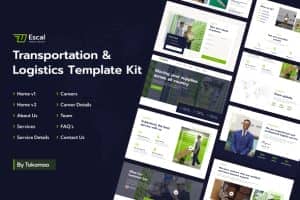 Escal | Transportation & Logistics Elementor Template Kit
