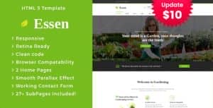 Essen – Gardening and Landscaping HTML Template