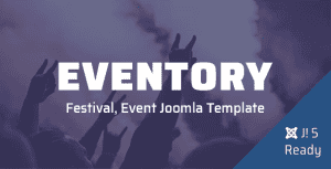 Eventory – Festival, Event Joomla 5 Template