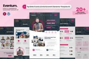 Eventum – Event & Conference Elementor Template Kit