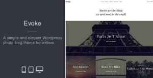 Evoke – Photo Stories WordPress Blog Theme