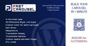 Fast Carousel for Gutenberg – WordPress Plugin