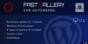 Fast Gallery for Gutenberg – WordPress Plugin
