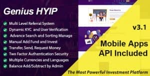 Genius HYIP – All in One Investment Platform