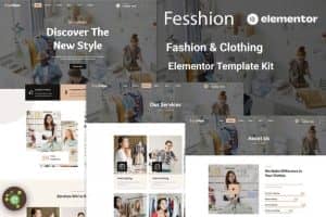 Fesshion – Fashion & Clothing Elementor Template Kit