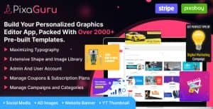 PixaGuru – SAAS Platform to Create Graphics, Images, Social Media Posts, Ads, Banners, & Stories