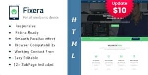 Fixera – Electronics and Phone Repair HTML Template
