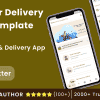 Courier Delivery Flutter App Template | 2 Apps | User App + Delivery App | CourierPro