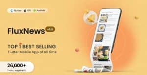 FluxNews – Flutter mobile app for WordPress