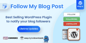 Follow My Blog Post – WordPress / WooCommerce Plugin