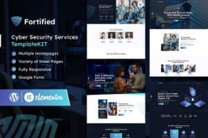 Fortified – Cyber Security Services Elementor Template Kit