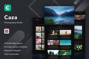Caza – Photography Studio Elementor Template Kit