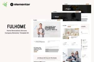 Fulhome – Home Renovations & Repair Company Elementor Pro Template Kit