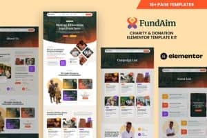 Fundaim – Charity & Donation Elementor Template Kit
