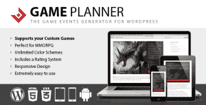 Game Planner – Events Manager for Multiplayer Games