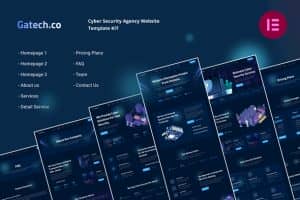 Gatech | Cyber Security & IT Management Elementor Template Kit
