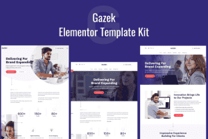Gazek – Agency Portfolio Elementor Template Kit