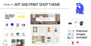Gesso – Art & Print Shop Theme