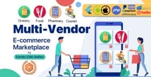 Multi Vendor Food, Grocery, Pharmacy Delivery App with Admin Panel | GoMarket