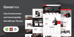 Govarnex – City Government and Municipality WordPress Theme