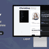 Gray – Tailwind Personal vCard/Portfolio Template