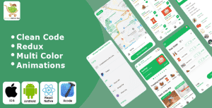 Grocery App – Grocery Delivery App React Native iOS/Android App Template