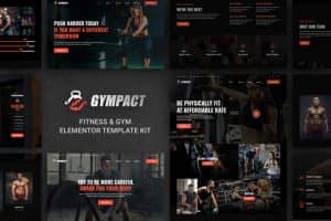 Gympact – Fitness & Gym Elementor Template Kit