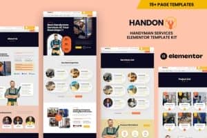 Handon – Handyman Services Elementor Template Kit