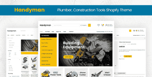 Handyman | Construction Tools Shopify Theme