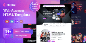 Haptic – Web Design Agency HTML Template