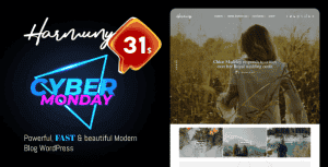 Harmuny – Creative Blog WordPress Theme
