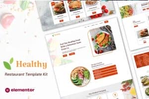 Healthy – Restaurant Elementor Template Kit