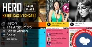 Hero – Shoutcast and Icecast Radio Player for WPBakery Page Builder