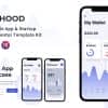 Hood – Mobile App & Startup Elementor Template Kit