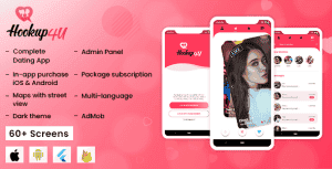 Hookup4u – Dating App | AI-Powered Flutter Dating App with Admin Panel | Tinder Clone