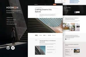 Hoomah – Architecture & Design Interior Elementor Pro Template Kit