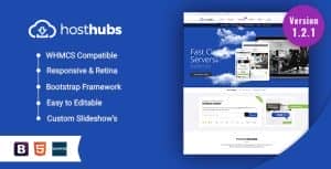HostHubs | Responsive WHMCS Web Hosting, Domain, Technology Site Template