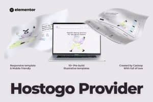 Hostogo – Hosting Provider Elementor Template Kit