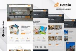 Hotelia – Hotel & Resort Booking Elementor Template Kit